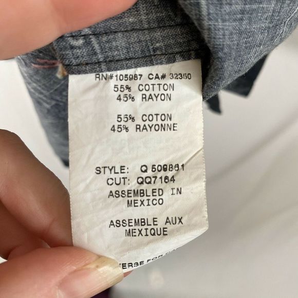 Hawaiian Quick Silver Mens Button Down Shirt - Picture 5 of 7